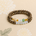 Lotus-Inspired Prayer Bead Bracelet