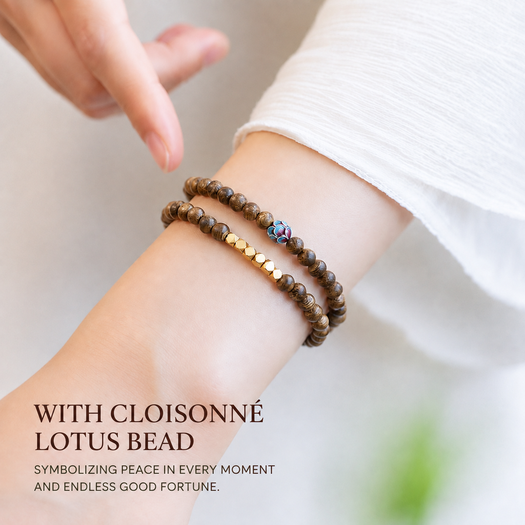 Handcrafted Sandalwood Bead Bracelet