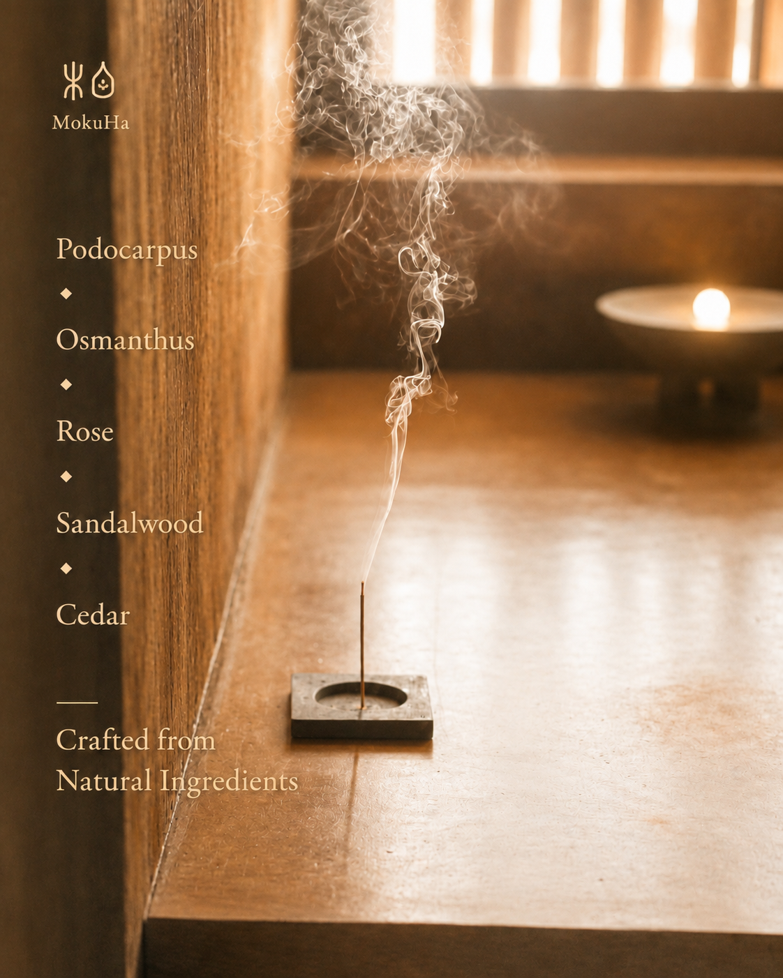 MoKuHa Handmade Incense   “Golden Leaf Invocation”