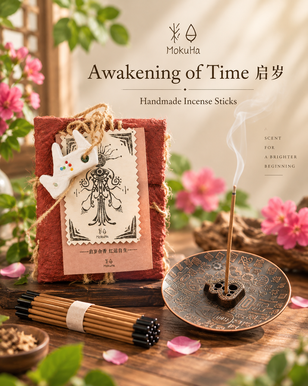 MoKuHa Handmade Incense  “Awakening of Time”